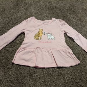 Carter's 24M Long Sleeve Pink Shirt